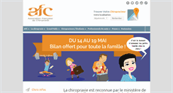 Desktop Screenshot of chiropratique.org